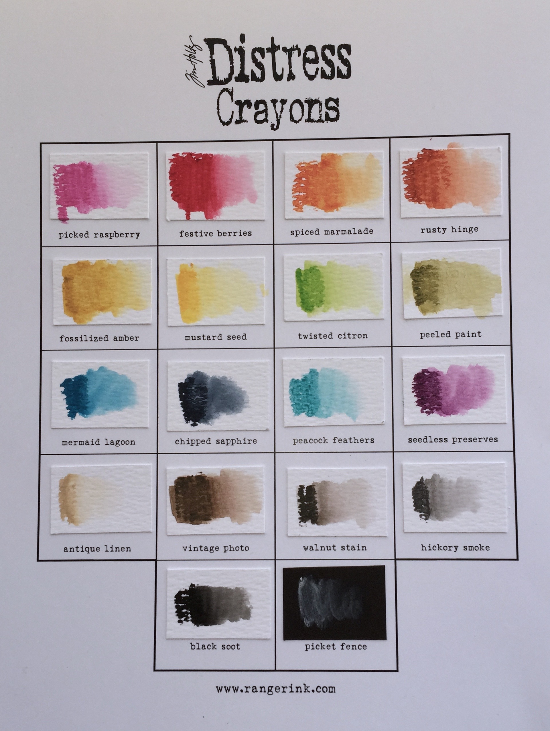 Technique – Tim Holtz Distress Crayons – Finders Keepers